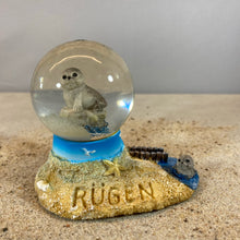 Laden Sie das Bild in den Galerie-Viewer, Schneekugel "Insel Rügen - Robben am Strand"