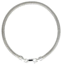 Laden Sie das Bild in den Galerie-Viewer, Schlangenarmband dick 3 mm ca. 21 cm 925er Silber