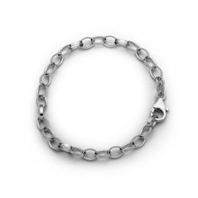 Laden Sie das Bild in den Galerie-Viewer, DUR Schmuck: Armband "Erbs oval" 925er Sterling-Silber A1570