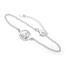 Laden Sie das Bild in den Galerie-Viewer, DUR Schmuck: Armband "Ahoi" Segelschiff 925er Silber A1626