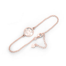 Laden Sie das Bild in den Galerie-Viewer, DUR Schmuck: Armband "Rügen" 925er Silber rosé vergoldet A1657