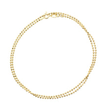 Laden Sie das Bild in den Galerie-Viewer, DUR Schmuck: Kette "Kugel, 1,8 mm, geschliffen", vergoldet K2190