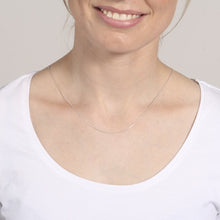 Laden Sie das Bild in den Galerie-Viewer, DUR Schmuck: Kette "Haferkorn", rhodiniert Silber K2349