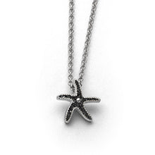 Laden Sie das Bild in den Galerie-Viewer, DUR Schmuck: Kette "Seestern" mit Lavasand K2513