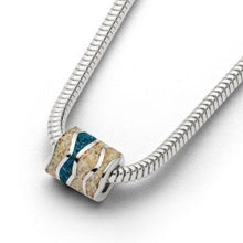 Laden Sie das Bild in den Galerie-Viewer, DUR Schmuck: Kette, "Strandwellen", mit Strandsand und Steinsand, K2514