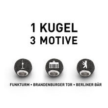 Laden Sie das Bild in den Galerie-Viewer, DUR Schmuck: Kette "Berlin" mit Lavasand K2567.LA