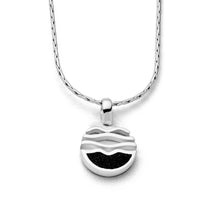 Laden Sie das Bild in den Galerie-Viewer, DUR Schmuck: Kette, "Strandwellen", mit Lavasand, K2599