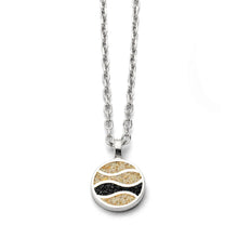 Laden Sie das Bild in den Galerie-Viewer, DUR Schmuck: Kette "Strandwellen", mit Strandsand und Lavasand, K2623