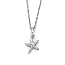 Laden Sie das Bild in den Galerie-Viewer, DUR Schmuck: Kette "Seestern" 925er Sterlingsilber K2644