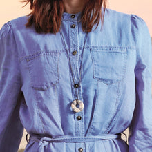 Laden Sie das Bild in den Galerie-Viewer, DUR Schmuck: Kette "Rettungsring" mit Strandsand K2656