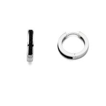 Laden Sie das Bild in den Galerie-Viewer, DUR Schmuck: Ohrring, Creole "Marina" mit Lavasand O4957