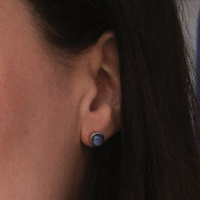 Laden Sie das Bild in den Galerie-Viewer, DUR Schmuck: Ohrringe, Ohrstecker "Kyanit" mit Kyanit O4975