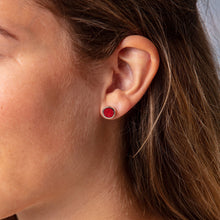Laden Sie das Bild in den Galerie-Viewer, DUR Schmuck: Ohrringe, Ohrstecker "Mosaik-Koralle" O5043