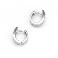 Laden Sie das Bild in den Galerie-Viewer, DUR Schmuck: Ohrringe, Creole "Silberschweif" mit Strandsand O5086