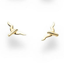Laden Sie das Bild in den Galerie-Viewer, Ohrstecker "Möwe" vergoldet