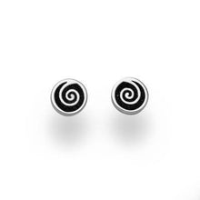 Laden Sie das Bild in den Galerie-Viewer, Ohrstecker ''Lavasandspirale 2.0"