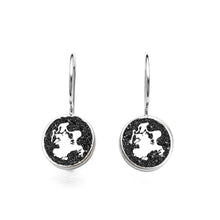 Laden Sie das Bild in den Galerie-Viewer, DUR Schmuck: Ohrring, Ohrhänger "Rügen" mit Lavasand O5219