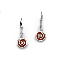Laden Sie das Bild in den Galerie-Viewer, DUR Schmuck: Ohrring, Ohrhänger "Bernstein / Spirale 2.0" mit Bernstein O5225