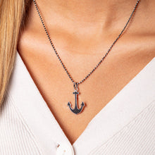 Laden Sie das Bild in den Galerie-Viewer, DUR Schmuck: Anhänger "Lavasandanker" mit Lavasand P3154