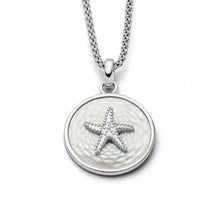 Laden Sie das Bild in den Galerie-Viewer, DUR Schmuck: Anhänger "Seestern / Perlmutt" P3311