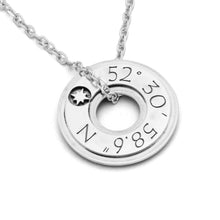 Laden Sie das Bild in den Galerie-Viewer, DUR Schmuck: Anhänger "Berlin", 925er Sterlingsilber P3320