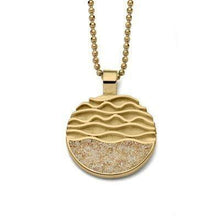 Laden Sie das Bild in den Galerie-Viewer, DUR Schmuck: Anhänger "Strandwellen", mit Strandsand, P3339