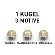 Laden Sie das Bild in den Galerie-Viewer, DUR Schmuck: Anhänger "Bead Berlin" mit Strandsand P3563