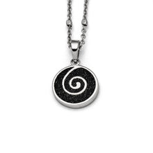 Laden Sie das Bild in den Galerie-Viewer, DUR Schmuck: Anhänger "Lavasandspirale 2.0" mit Lavasand P3768