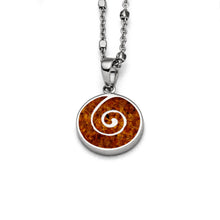 Laden Sie das Bild in den Galerie-Viewer, DUR Schmuck: Anhänger "Bernsteinsandspirale 2.0" P3780