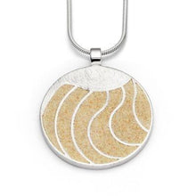 Laden Sie das Bild in den Galerie-Viewer, Anhänger "Welle" Strandsand