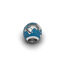 Laden Sie das Bild in den Galerie-Viewer, DUR Schmuck: Anhänger Bead "Our World" mit blauem Steinsand P3820