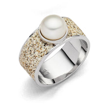 Laden Sie das Bild in den Galerie-Viewer, DUR Schmuck: Ring "Strandperle" mit Strandsand R4924