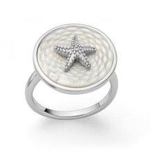 Laden Sie das Bild in den Galerie-Viewer, Ring "Seestern/Perlmutt"