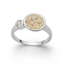 Laden Sie das Bild in den Galerie-Viewer, DUR Schmuck: Ring "Polarstern" mit Strandsand R5279