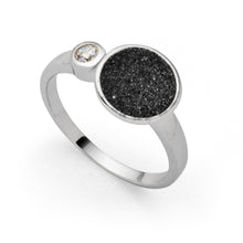 Laden Sie das Bild in den Galerie-Viewer, DUR Schmuck: Ring "Polarstern" mit Lavasand R5280