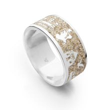 Laden Sie das Bild in den Galerie-Viewer, DUR Schmuck: Strandring "Göhren / Rügen" der Göhren Ring mit Strandsand R5291