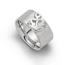 Laden Sie das Bild in den Galerie-Viewer, DUR Schmuck: Ring "Fetter Anker" 925er Sterlingsilber R5399