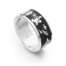 Laden Sie das Bild in den Galerie-Viewer, DUR Schmuck: Nachtring "Mönchgut" der Mönchgut-Ring mit Lavasand R5508
