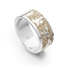 Laden Sie das Bild in den Galerie-Viewer, DUR Schmuck: Strandring "Mönchgut" der Mönchgutring mit Strandsand R5509
