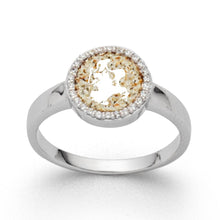 Laden Sie das Bild in den Galerie-Viewer, DUR Schmuck: Ring "Inselflimmern Rügen“ mit Strandsand R5548