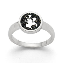 Laden Sie das Bild in den Galerie-Viewer, DUR Schmuck: Ring "Rügen" mit Lavasand R5565