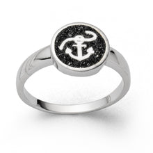 Laden Sie das Bild in den Galerie-Viewer, DUR Schmuck: Ring "Hoffnung" mit Lavasand R5581