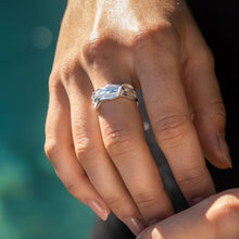 Laden Sie das Bild in den Galerie-Viewer, DUR Schmuck: Ring, "Strandwellen 2.0", 925er Sterlingsilber, R5691