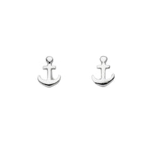 Laden Sie das Bild in den Galerie-Viewer, DUR Schmuck: Ohrring, Ohrstecker "Anker" Silber S1453