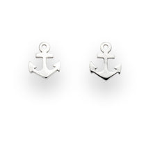 Laden Sie das Bild in den Galerie-Viewer, DUR Schmuck: Ohrring, Ohrstecker "Anker" Silber S1464