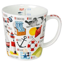 Laden Sie das Bild in den Galerie-Viewer, Tasse Becher „Küsten - ABC“ 942797