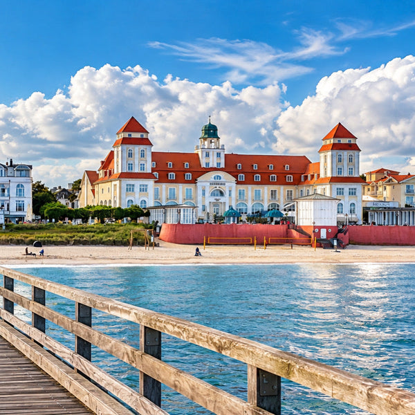 Von Dresden nach Rügen: Entdecke die Geschichte unserer 0-Euro-Souvenirscheine mit Rasendem Roland, Kreideküste und Binz. Mit Liebe von Dit & Dat.