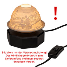 Laden Sie das Bild in den Galerie-Viewer, Unterteil, 230V, für Porzellan Windlicht „Starlight“, elektrische Beleuchtung (LED)
