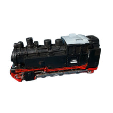 Laden Sie das Bild in den Galerie-Viewer, Miniaturmodell „Rasender Roland“, Standmodell, Lokomotive mit Personenwagen
