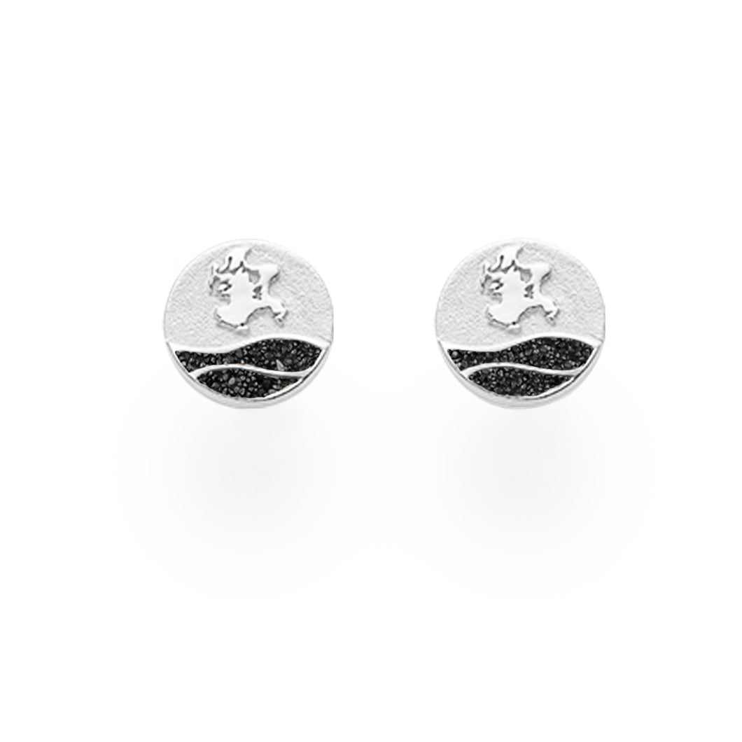 DUR Schmuck: Ohrringe, Ohrstecker Strandwellen 